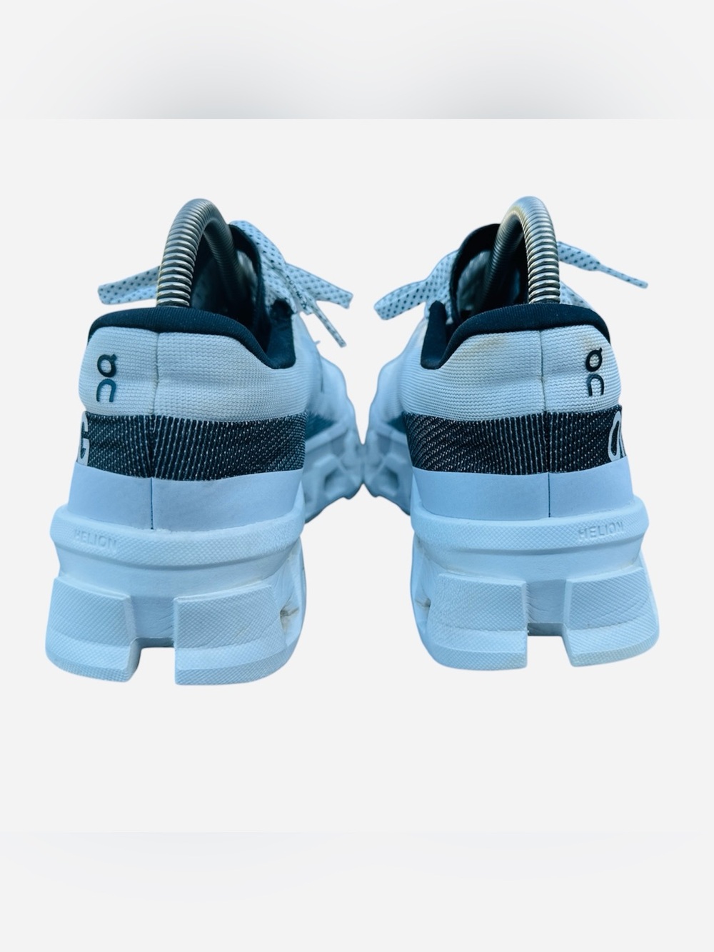 ON Cloud Cloudmonster 2 Running Sneaker Women Size 8.5 White Frost Black - Picture 5 of 9
